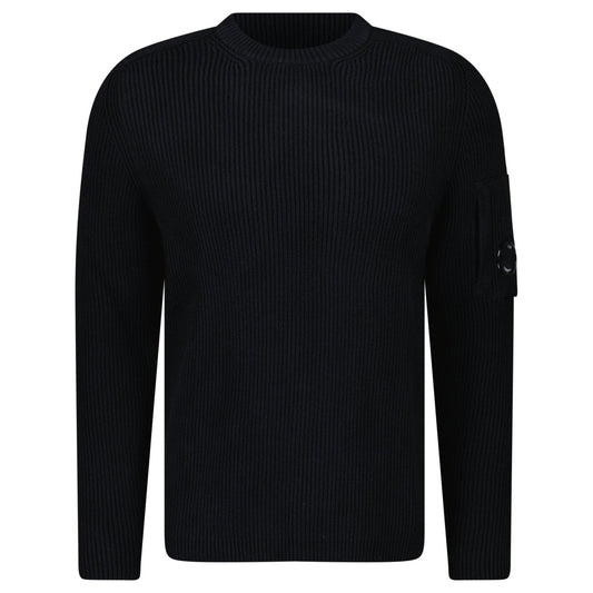 C.P. Company Cotton-Blend Jumper in Black