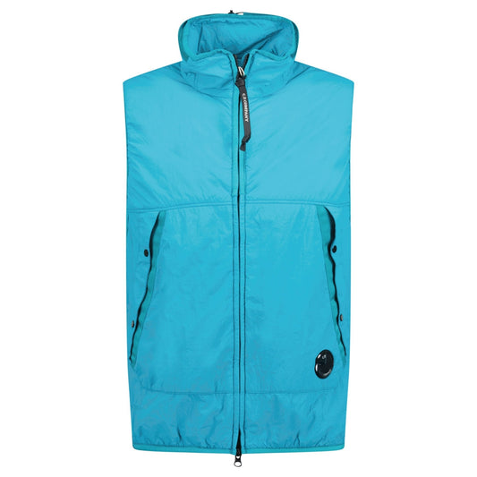 CP Company G.D.P. Padded Gilet Aqua