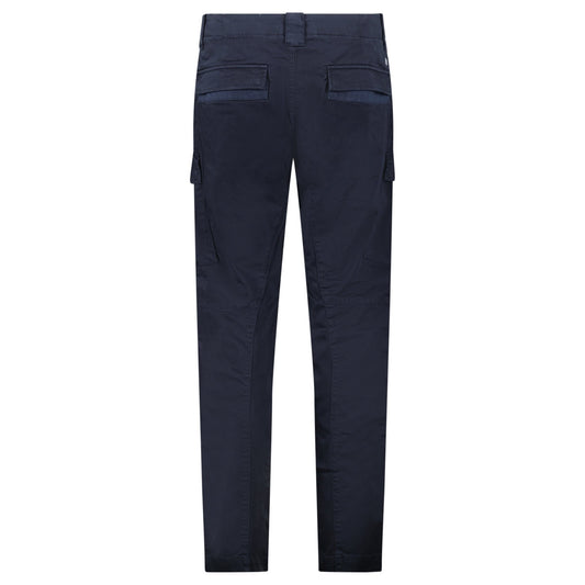 CP Company Lens Garment Dyed Ergonomic Cargo Pants Navy