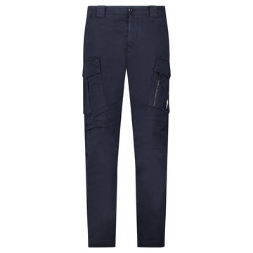 CP Company Lens Garment Dyed Ergonomic Cargo Pants Navy