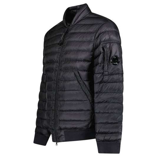 CP Company D.D. Shell Lens Down Jacket in Nightshade Blue