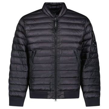 CP Company D.D. Shell Lens Down Jacket in Nightshade Blue