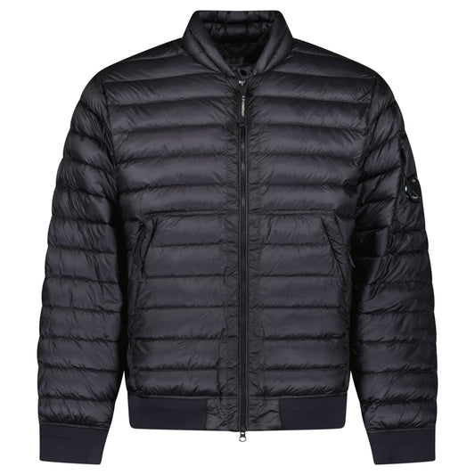 CP Company D.D. Shell Lens Down Jacket in Nightshade Blue