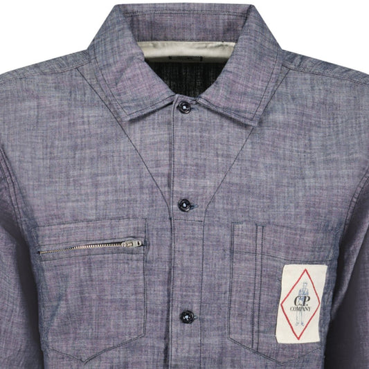 CP Company Denim Chambray Long-Sleeve Shirt