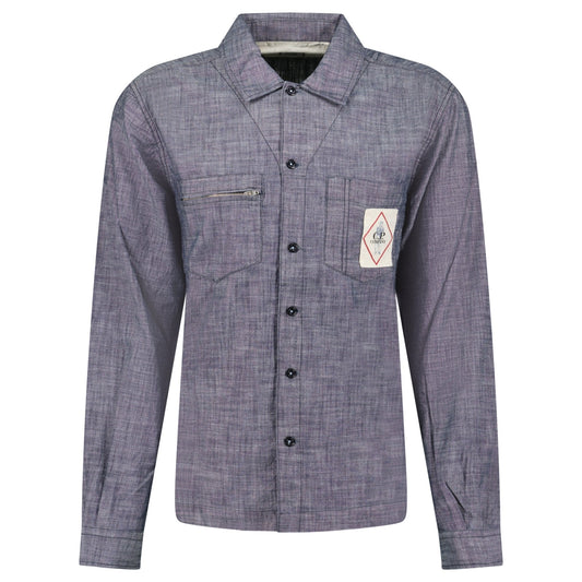CP Company Denim Chambray Long-Sleeve Shirt