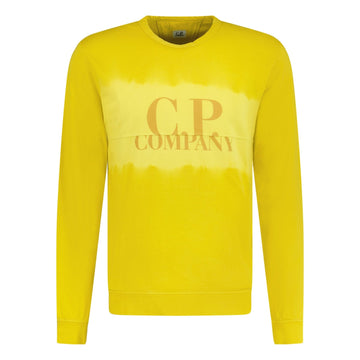 CP Company Dye Logo Sweatshirt Yellow
