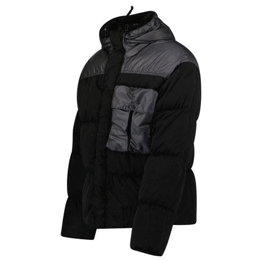 CP Company Eco Chrome R Mixed Goggle Down Jacket Black