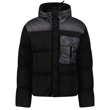 CP Company Eco Chrome R Mixed Goggle Down Jacket Black