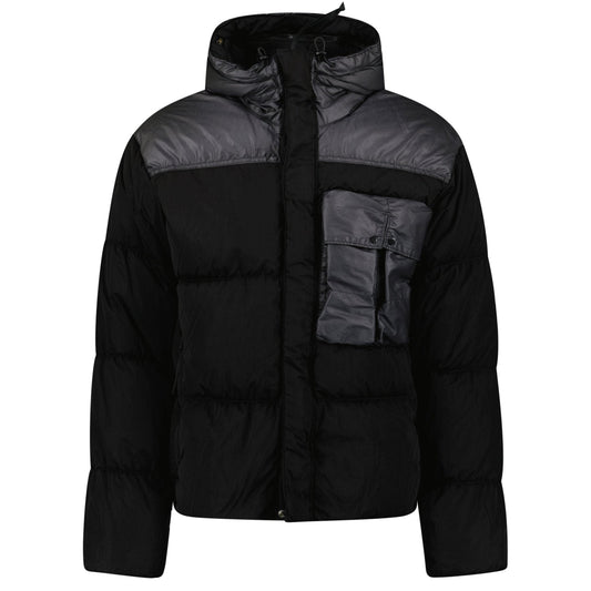 CP Company Eco Chrome R Mixed Goggle Down Jacket Black