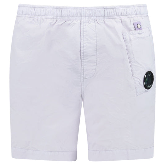 CP Company Flatt Nylon Lens-Detail Swim Shorts Lilac