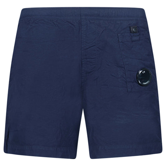 CP Company Flatt Nylon Lens-Detail Swim Shorts Medieval Blue