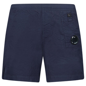 CP Company Flatt Nylon Lens-Detail Swim Shorts Navy
