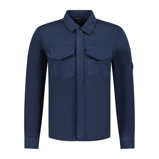 CP Company 'Gabardine' Overshirt Navy
