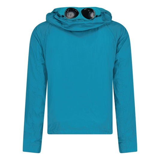 CP Company Goggle Hood Chrome Jacket Turquoise