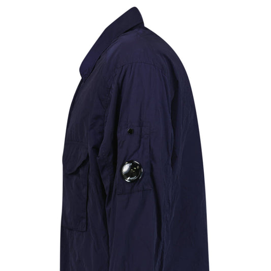 CP Company Lens Chrome Zip-Up Jacket Midnight Blue