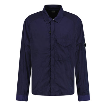 CP Company Lens Chrome Zip-Up Jacket Midnight Blue