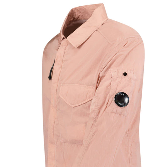 CP Company Lens Chrome Zip-Up Jacket Pastel Pink