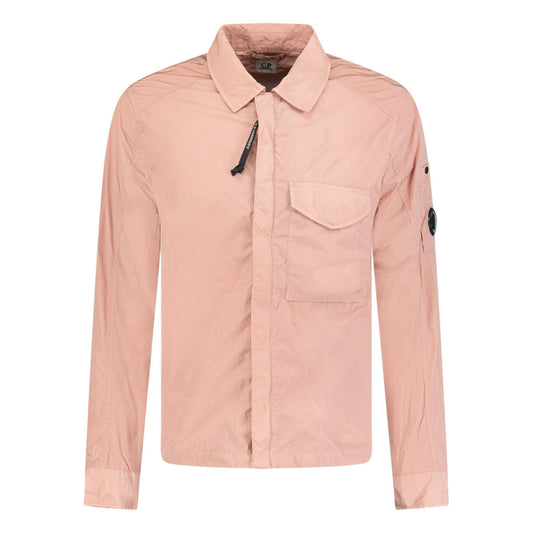 CP Company Lens Chrome Zip-Up Jacket Pastel Pink