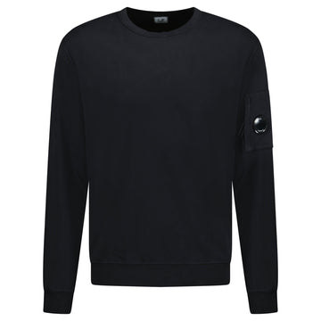 CP Company Lens Light Fleece Sweatshirt Black