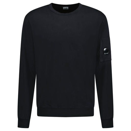 CP Company Lens Light Fleece Sweatshirt Black