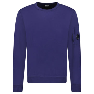 CP Company Lens Light Fleece Sweatshirt Medval Blue