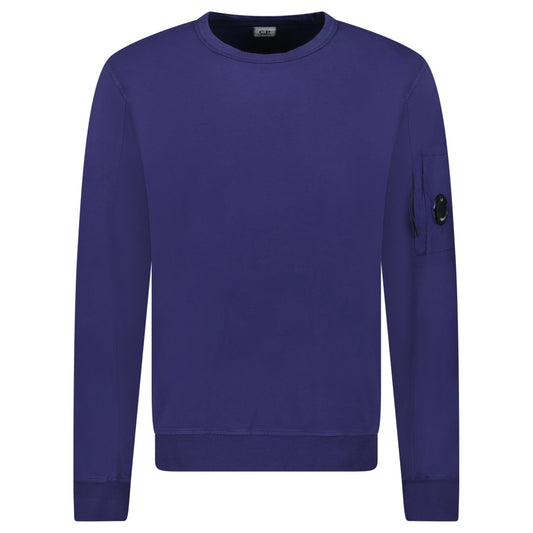 CP Company Lens Light Fleece Sweatshirt Medval Blue