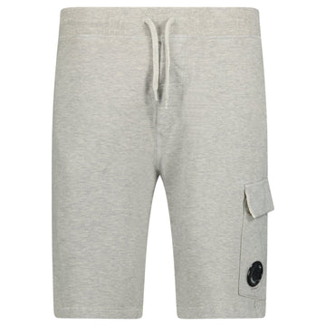 CP Company Light Fleece Lens Sweat Shorts Greystone
