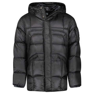 CP Company Long D.D. Shell Lens Down Jacket Black