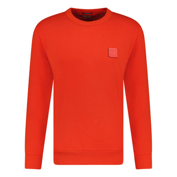 CP Company Patch Logo Sweatshirt Red