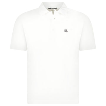 CP Company Short Sleeve Jersey 1020 Polo-Shirt White