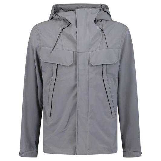 CP Company Smoked Pearl C.P. Shell-R Double Pocket Goggle Jacket