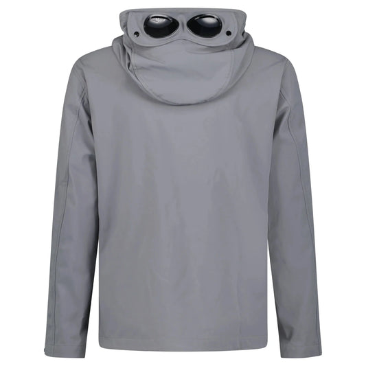 CP Company Smoked Pearl C.P. Shell-R Double Pocket Goggle Jacket