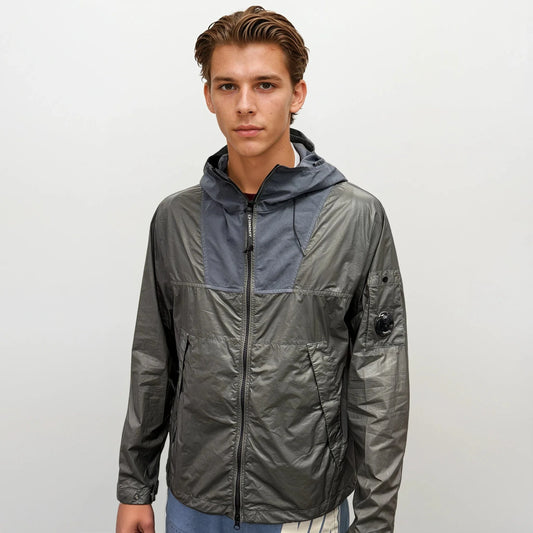 CP Company Smoked Pearl CS II Mixed Hooded Lens Jacket