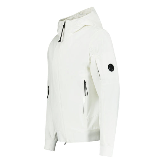 CP Company Softshell Arm Lens Jacket White