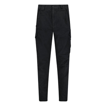 CP Company Stretch Sateen Utility Cargo Lens Pants Black