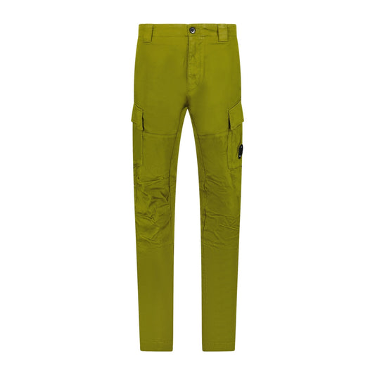 CP Company Stretch Sateen Cargo Pants Green
