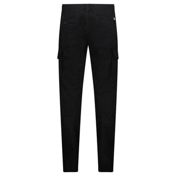 CP Company Stretch Sateen Ergonomic Lens Double Cargo Pants Black