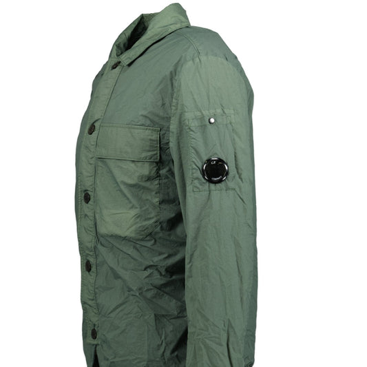 CP Company 'Taylon L' Chrome Lens Overshirt Jacket Green