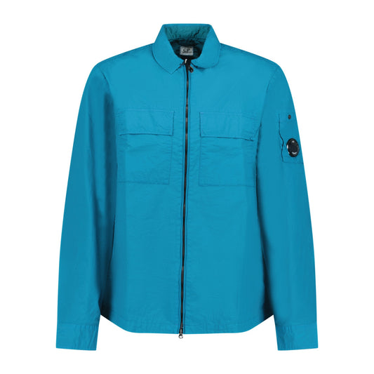 CP Company 'Taylon L' Chrome Lens Overshirt Jacket Teal