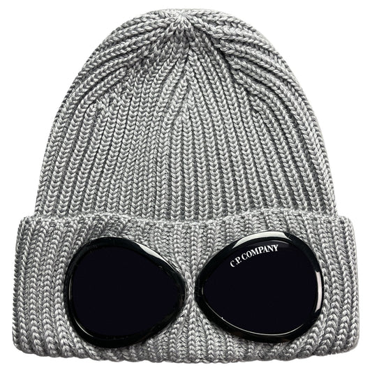 CP Company Wool Goggle Beanie Grey