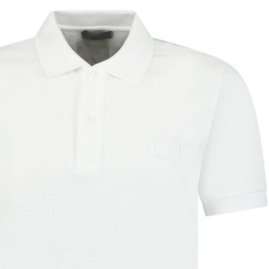 Dior 'Cd Icon' Polo T Shirt White