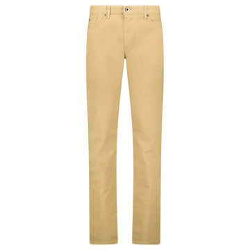 Emporio Armani J06 Slim Fit 5 Pocket Silver Eagle Belt Patch Jeans Beige