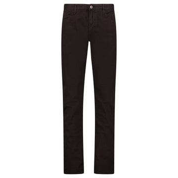 Emporio Armani J06 Slim Fit 5 Pocket Silver Eagle Belt Patch Jeans Black