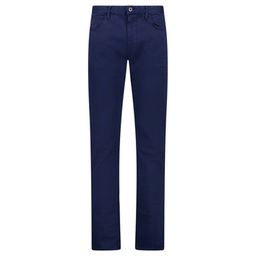 Emporio Armani J06 Slim Fit 5 Pocket Silver Eagle Belt Patch Jeans Navy