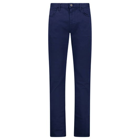 Emporio Armani J06 Slim Fit 5 Pocket Silver Eagle Belt Patch Jeans Navy