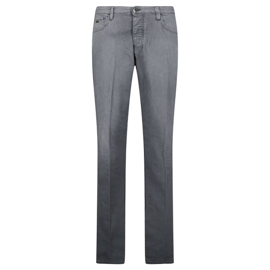 Emporio Armani J75 Slim Fit 5 Pocket Jeans Light Grey