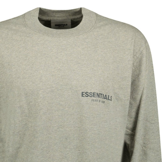 Essentials x Fear Of God Long Sleeve T-Shirt Heather Oat (Grey)