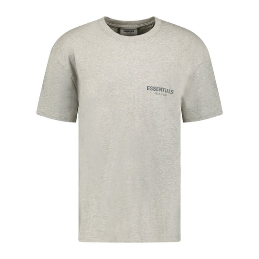 Essentials x Fear Of God Reflective Logo T-Shirt Grey (Dark Heather)