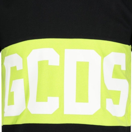 GCDS Logo T-Shirt Black & Lime