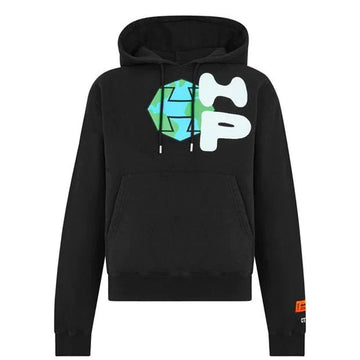 Heron Preston Sray Globe Oth Hoodie Black